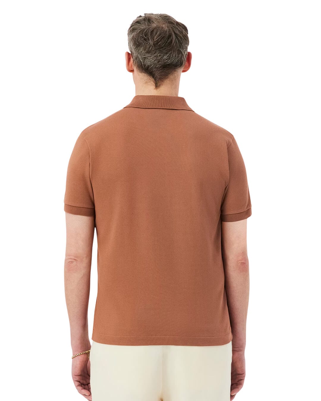 Lacoste Polo Shirts Lacoste  Brown  Men'S Classic Fit Pique Polo Shirt