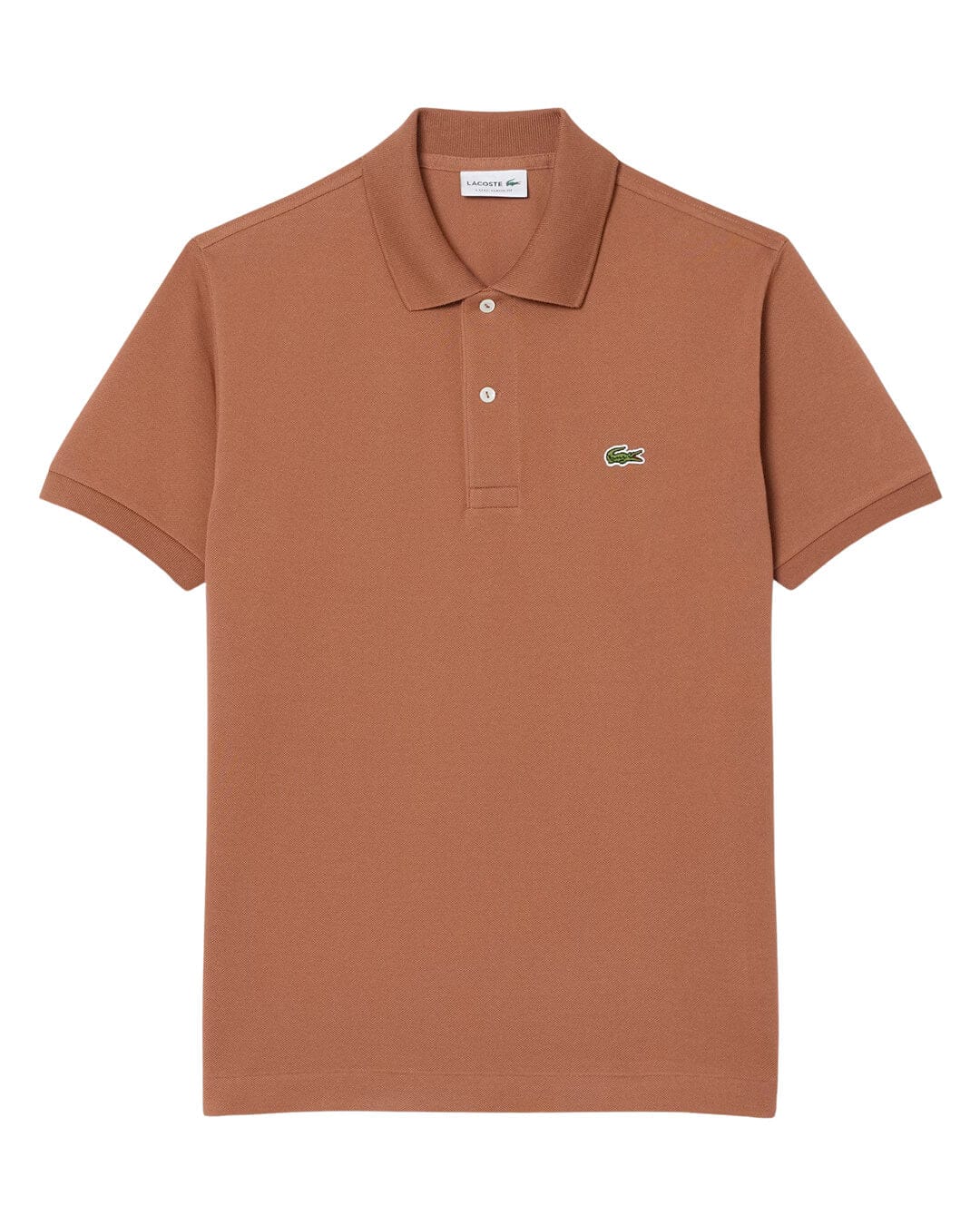 Lacoste Polo Shirts Lacoste  Brown  Men'S Classic Fit Pique Polo Shirt