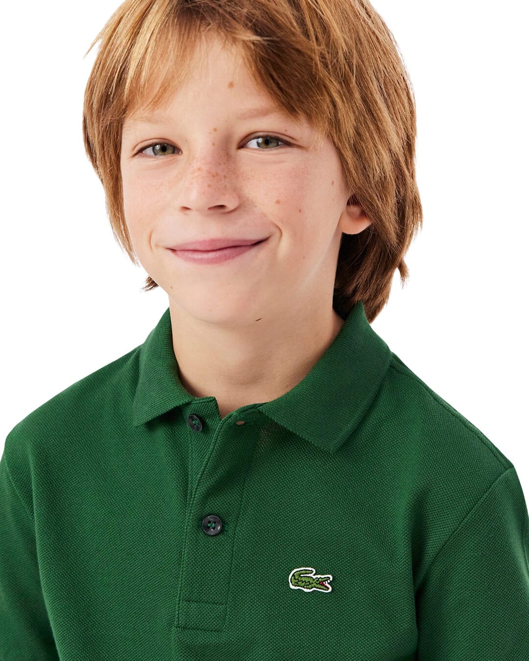 Lacoste Polo Shirts Lacoste Children'S Mini-Pique Polo Green Polo Shirt