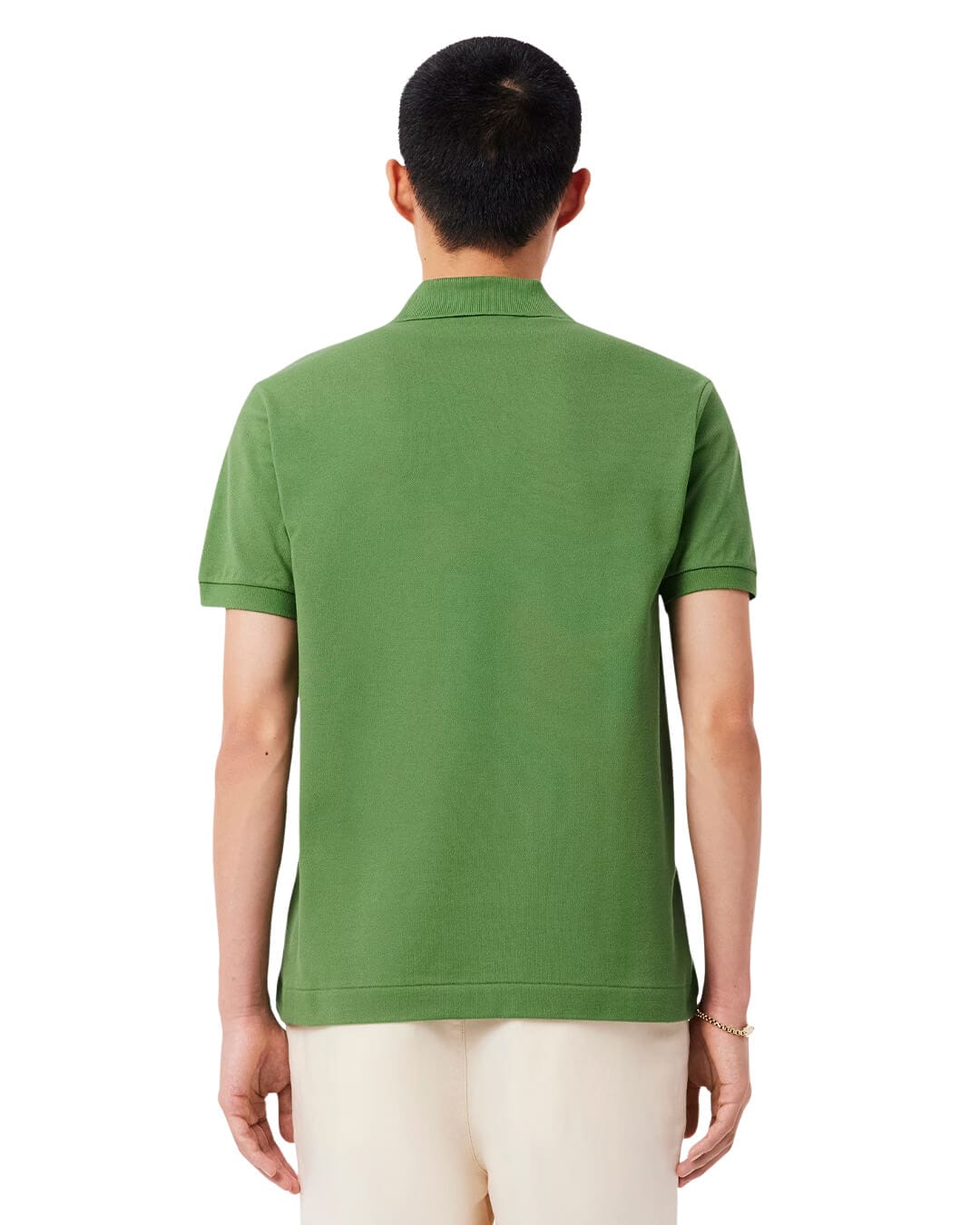 Lacoste Polo Shirts Lacoste Green Men'S Classic Fit Ss Pique Polo Shirt
