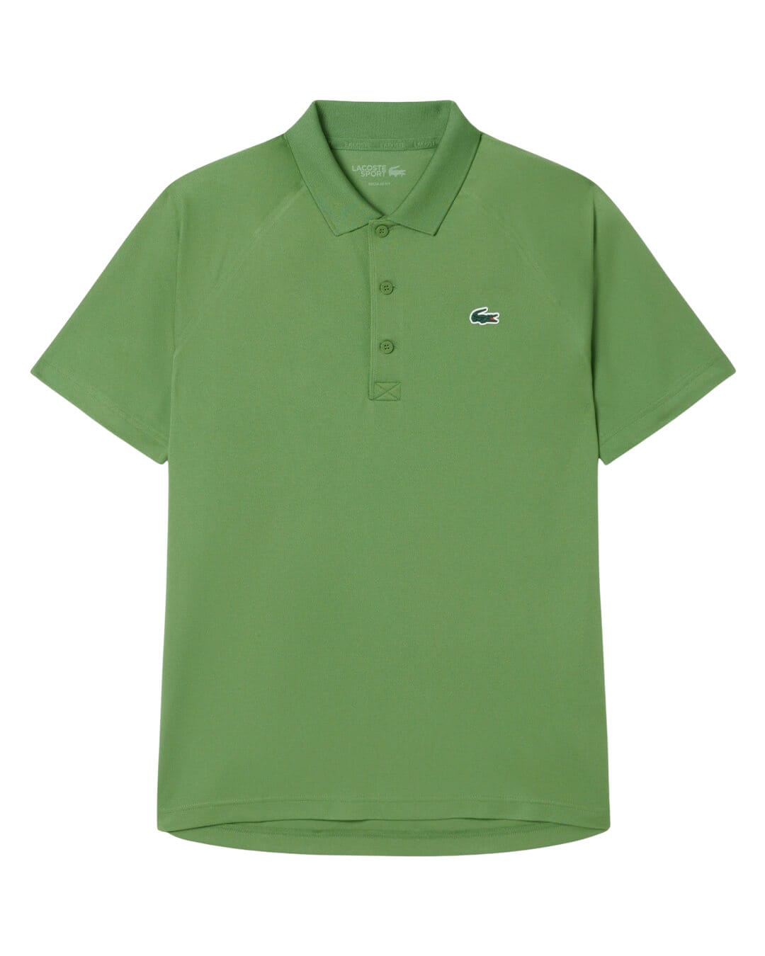 Lacoste Polo Shirts Lacoste Green Men'S Ultra-Dry  Polo Shirt