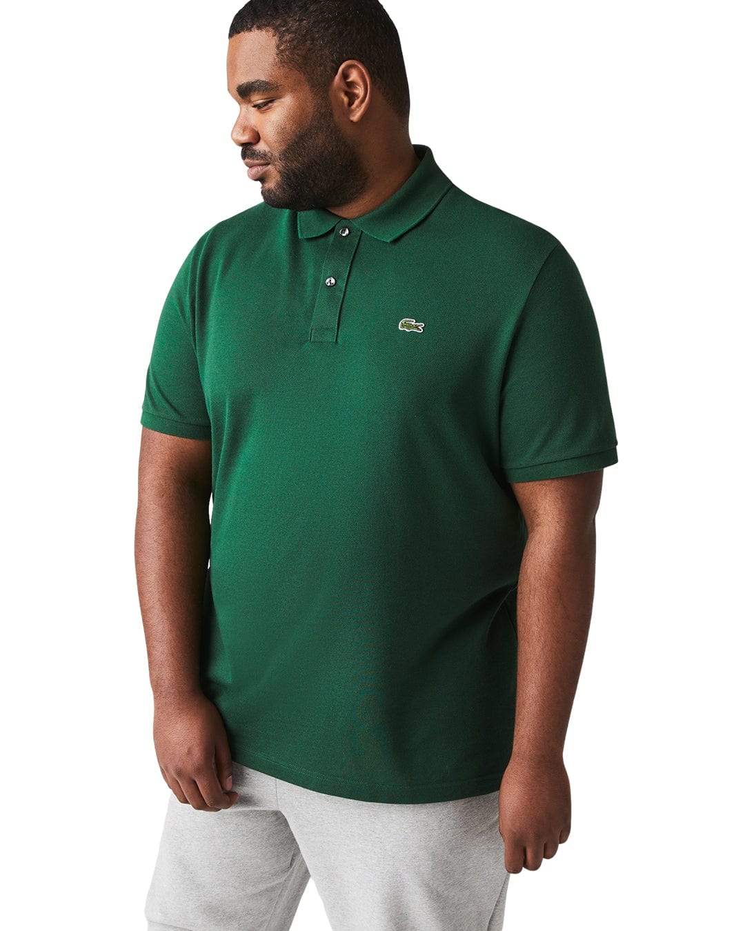 Lacoste Polo Shirts Lacoste Green Original L.12.12 Slim Fit Petit Piqué Cotton Polo Shirt