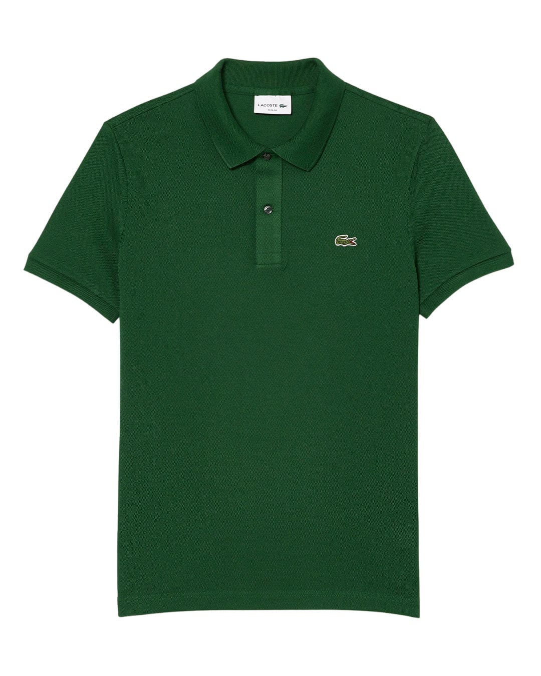 Lacoste Polo Shirts Lacoste Green Original L.12.12 Slim Fit Petit Piqué Cotton Polo Shirt