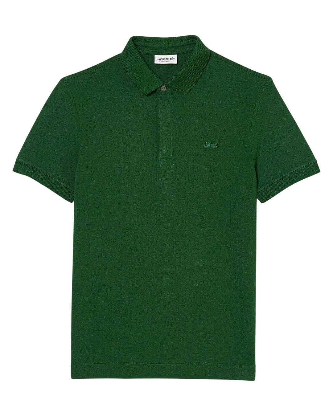 Lacoste Polo Shirts Lacoste Green Smart Paris Polo Shirt Stretch Cotton