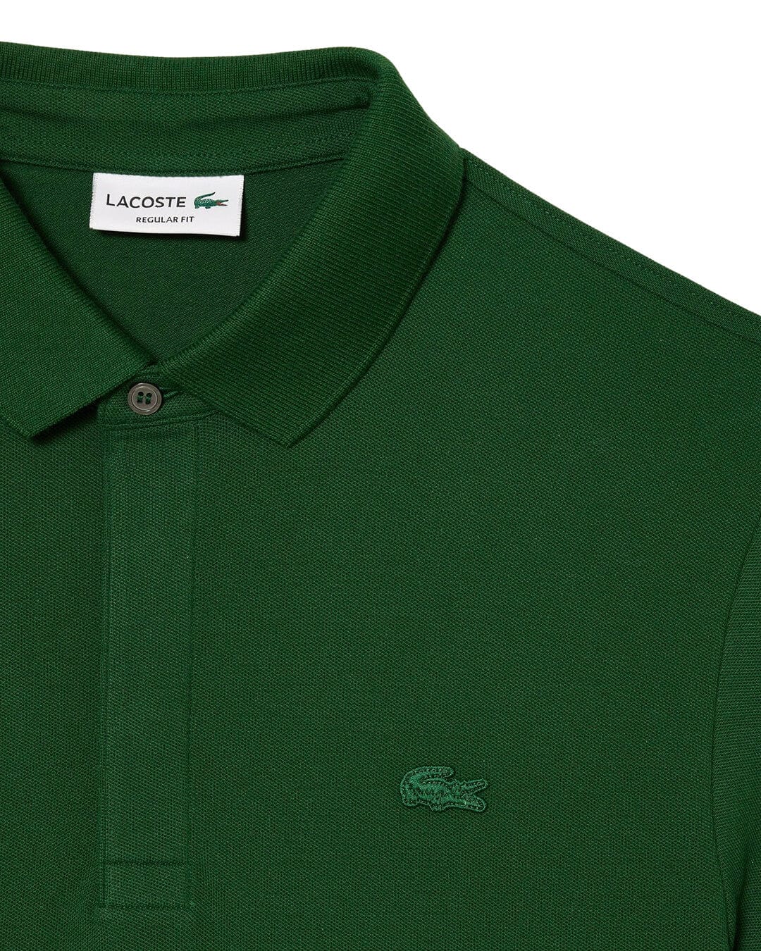 Lacoste Polo Shirts Lacoste Green Smart Paris Polo Shirt Stretch Cotton