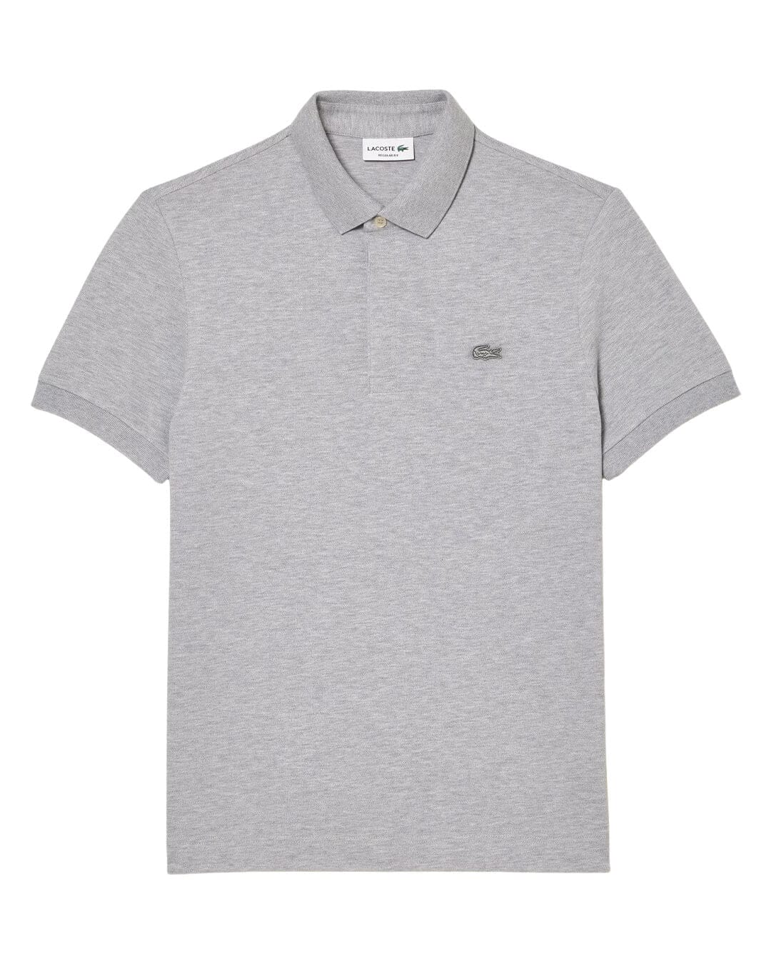Lacoste Polo Shirts Lacoste Grey Men'S Regular Fit Paris Polo Shirt