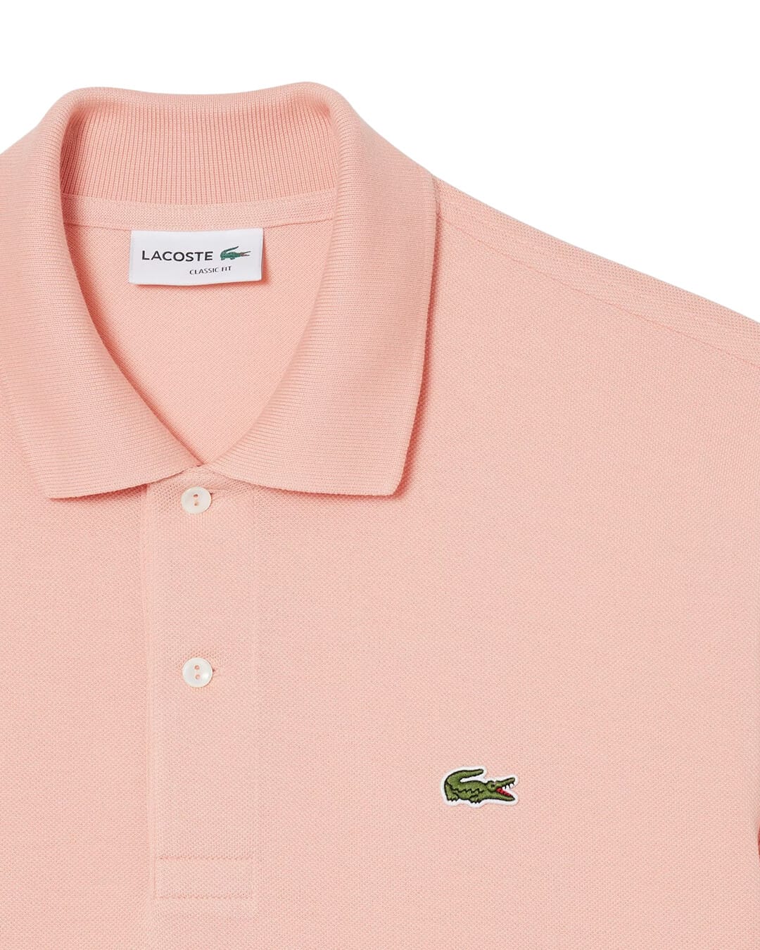 Lacoste Polo Shirts Lacoste Men'S Classic Fit Ss Pique Polo Pink Polo Shirt