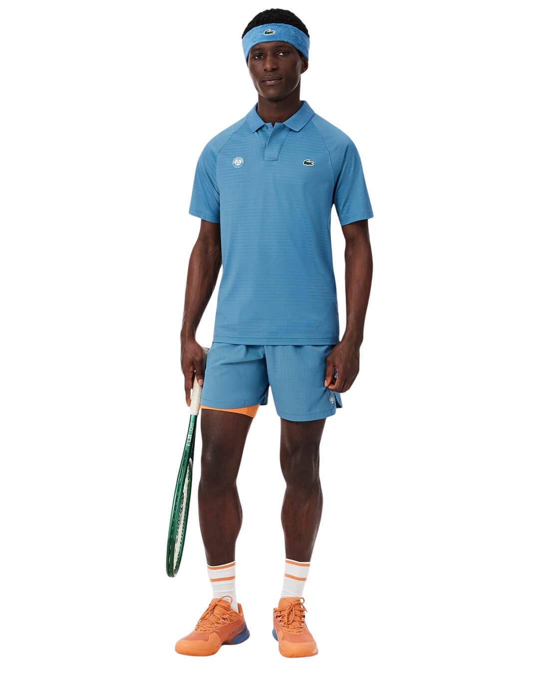 Lacoste Polo Shirts Lacoste Men'S Roland Garros Edition Ultra-Dry Polo Blue Polo Shirt