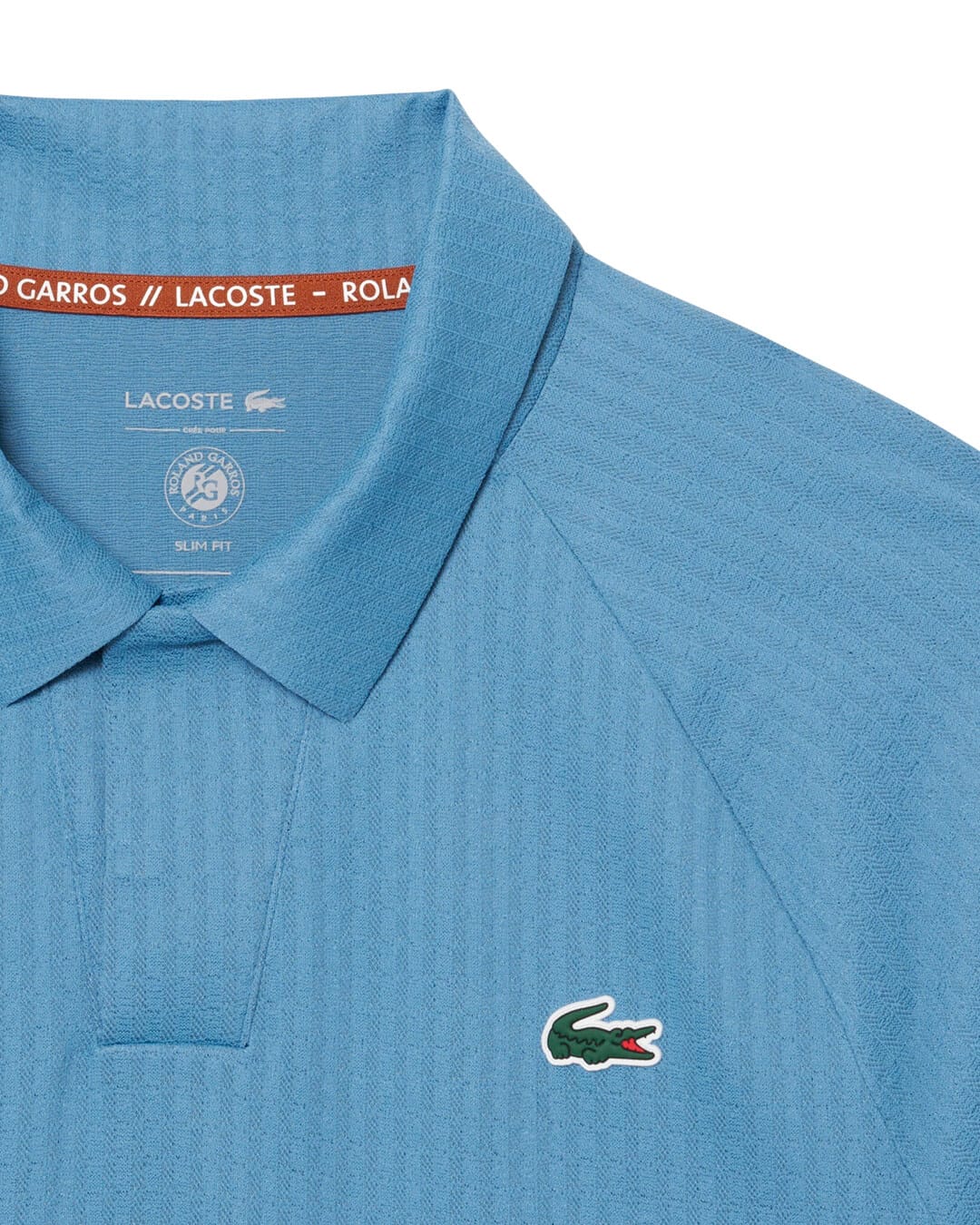 Lacoste Polo Shirts Lacoste Men'S Roland Garros Edition Ultra-Dry Polo Blue Polo Shirt