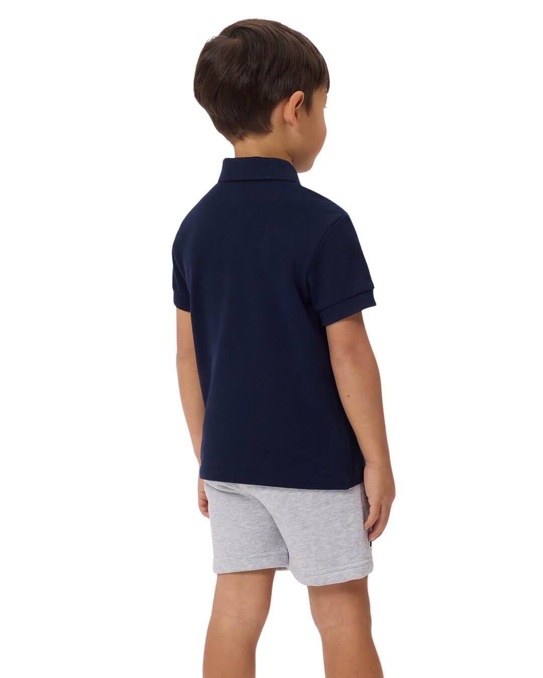 Lacoste Polo Shirts Lacoste Navy  Boy'S Mini-Pique Polo Shirt
