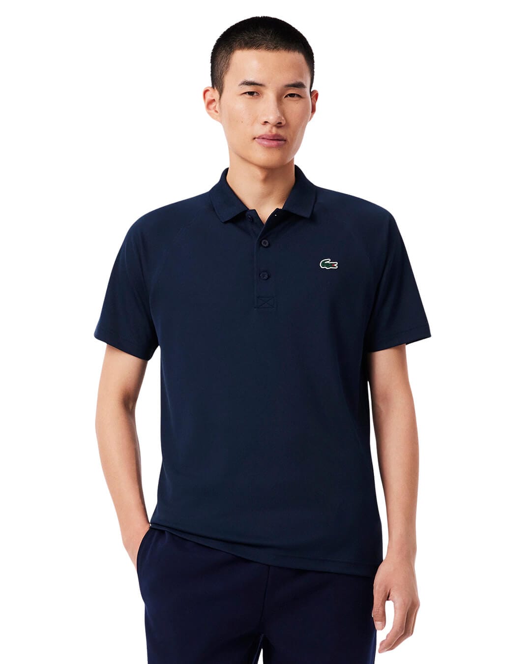 Lacoste Polo Shirts Lacoste Navy Men'S Ultra-Dry Polo Shirt