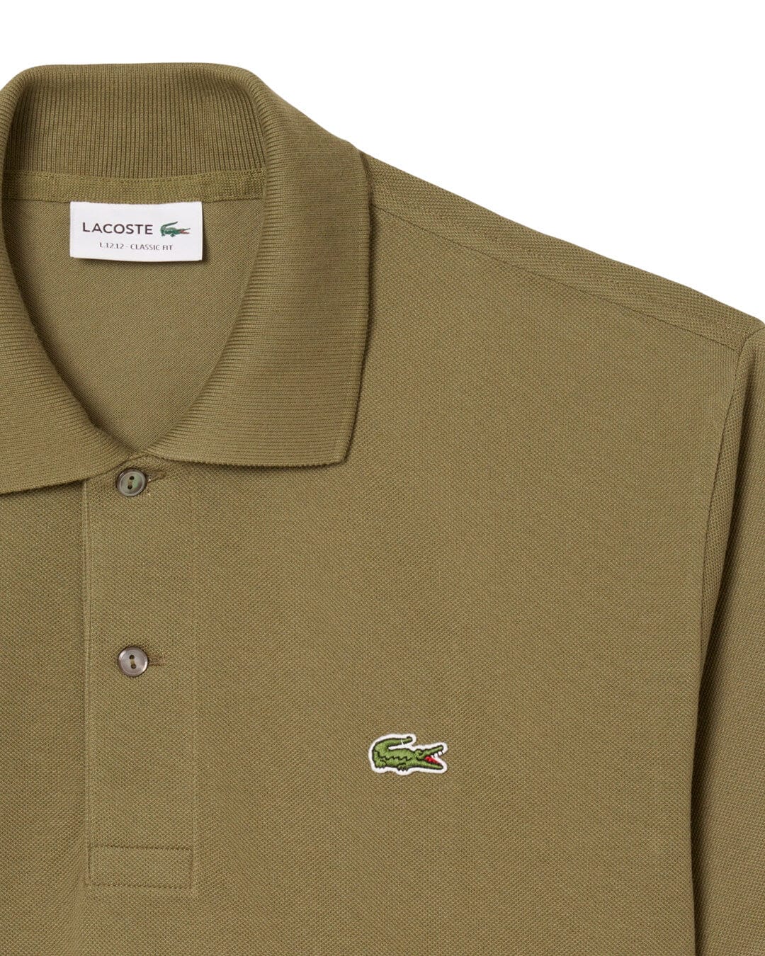 Lacoste Polo Shirts Lacoste Olive Men'S Polos E9F