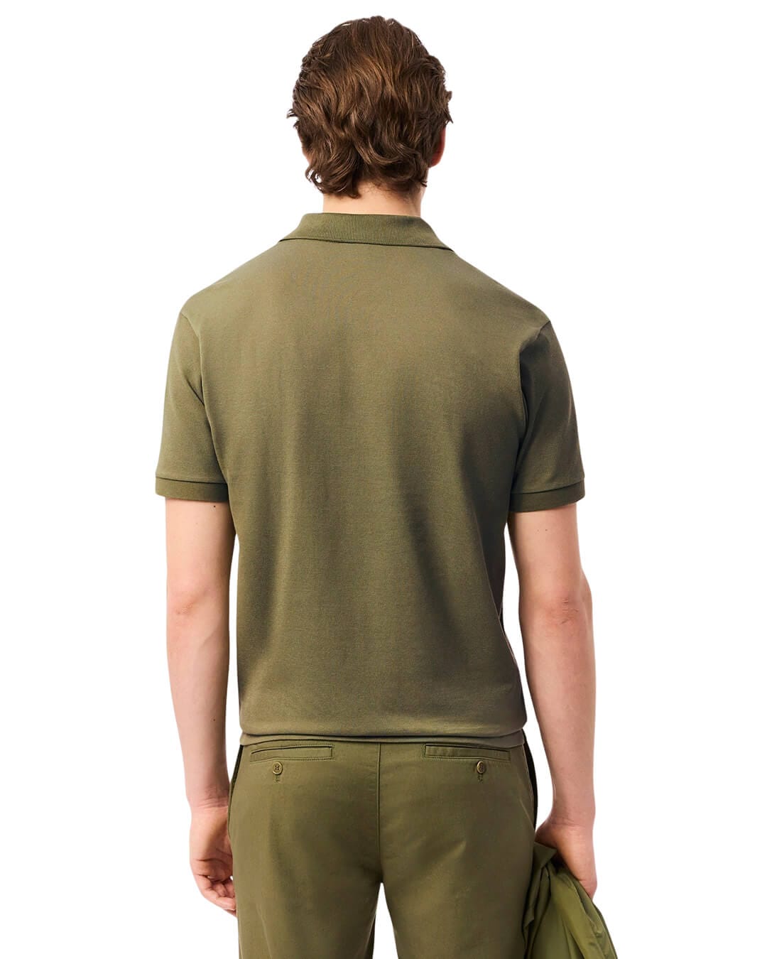 Lacoste Polo Shirts Lacoste Olive Men'S Polos E9F