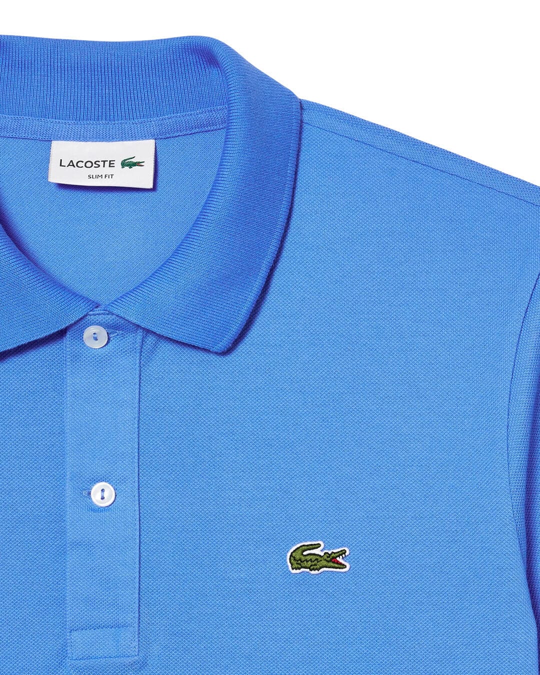 Lacoste Polo Shirts Lacoste Original L.12.12 Slim Fit Petit Piqué Cotton Blue Polo Shirt