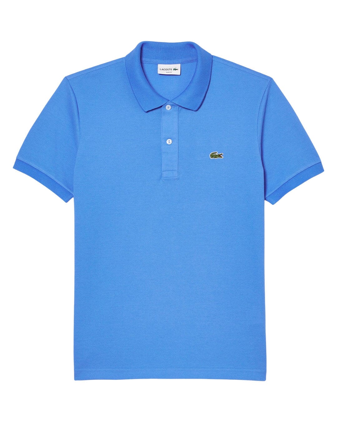 Lacoste Polo Shirts Lacoste Original L.12.12 Slim Fit Petit Piqué Cotton Blue Polo Shirt
