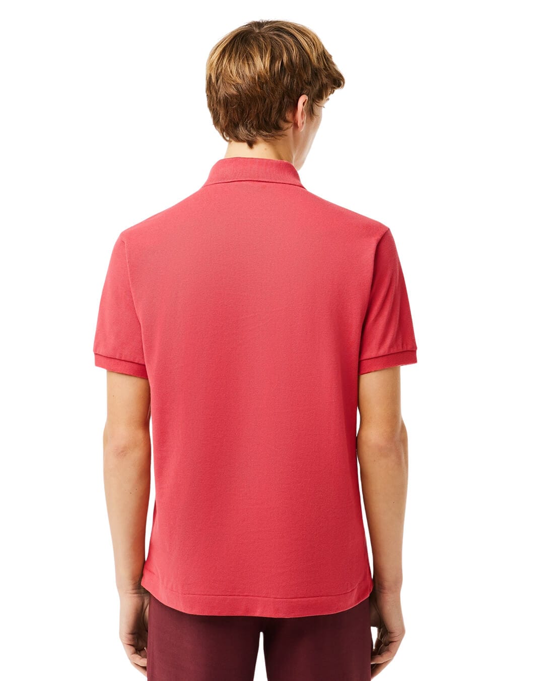 Lacoste Polo Shirts Lacoste Red MEN&#39;S SS BEST POLO LZV9 SIERRA RED