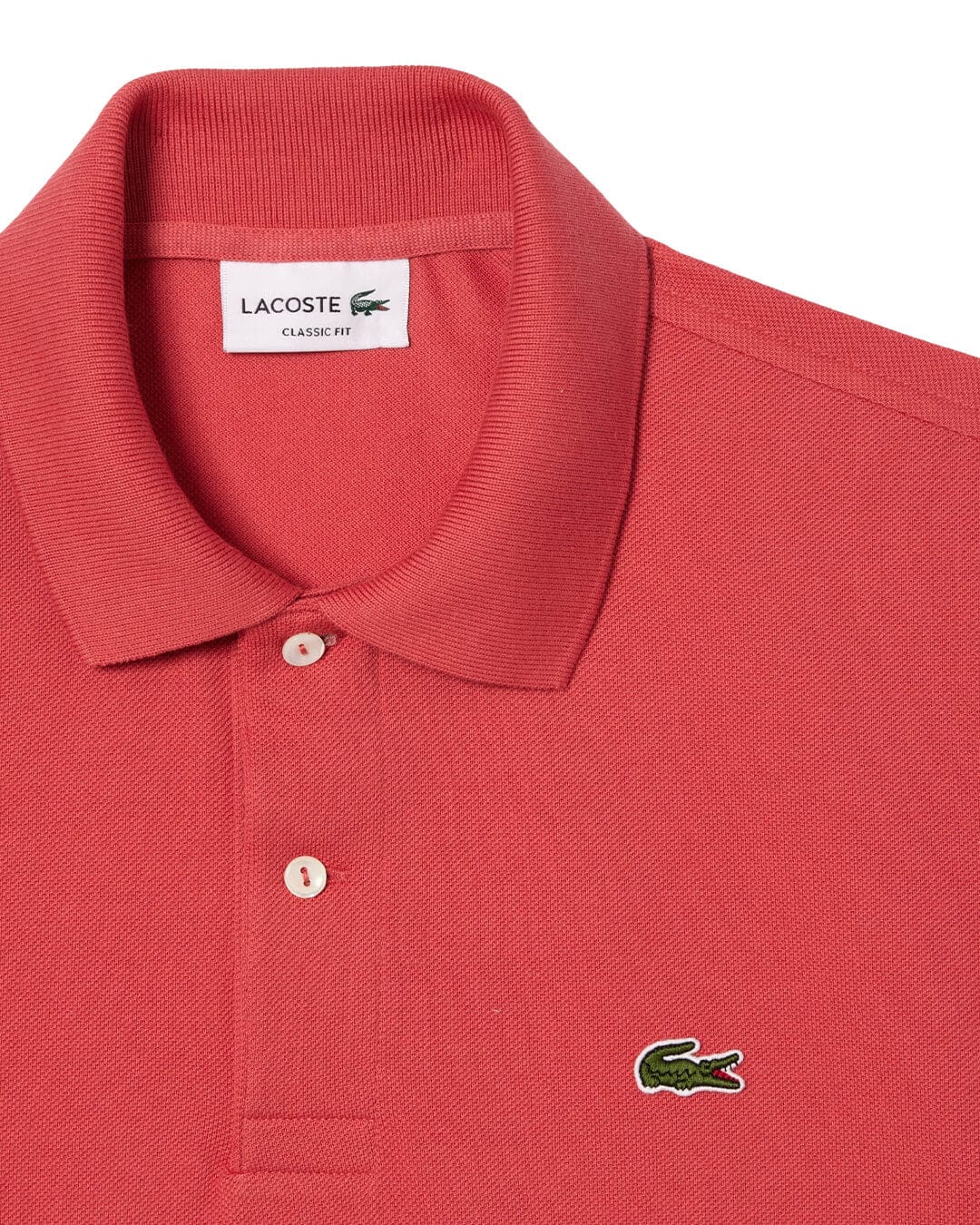 Lacoste Polo Shirts Lacoste Red MEN&#39;S SS BEST POLO LZV9 SIERRA RED