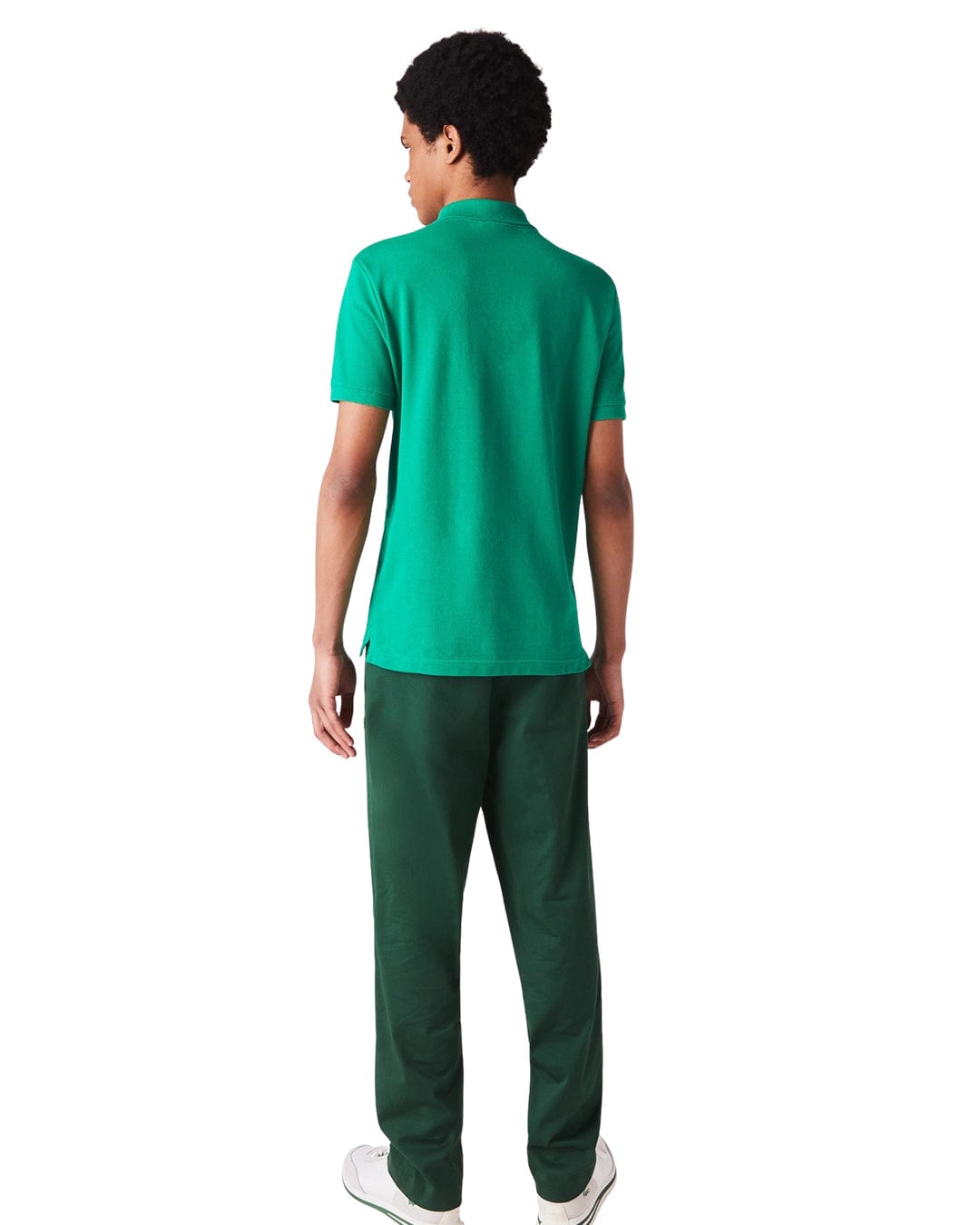 Lacoste Polo Shirts Lacoste Slim Fit Petit Pique Green Polo Shirt