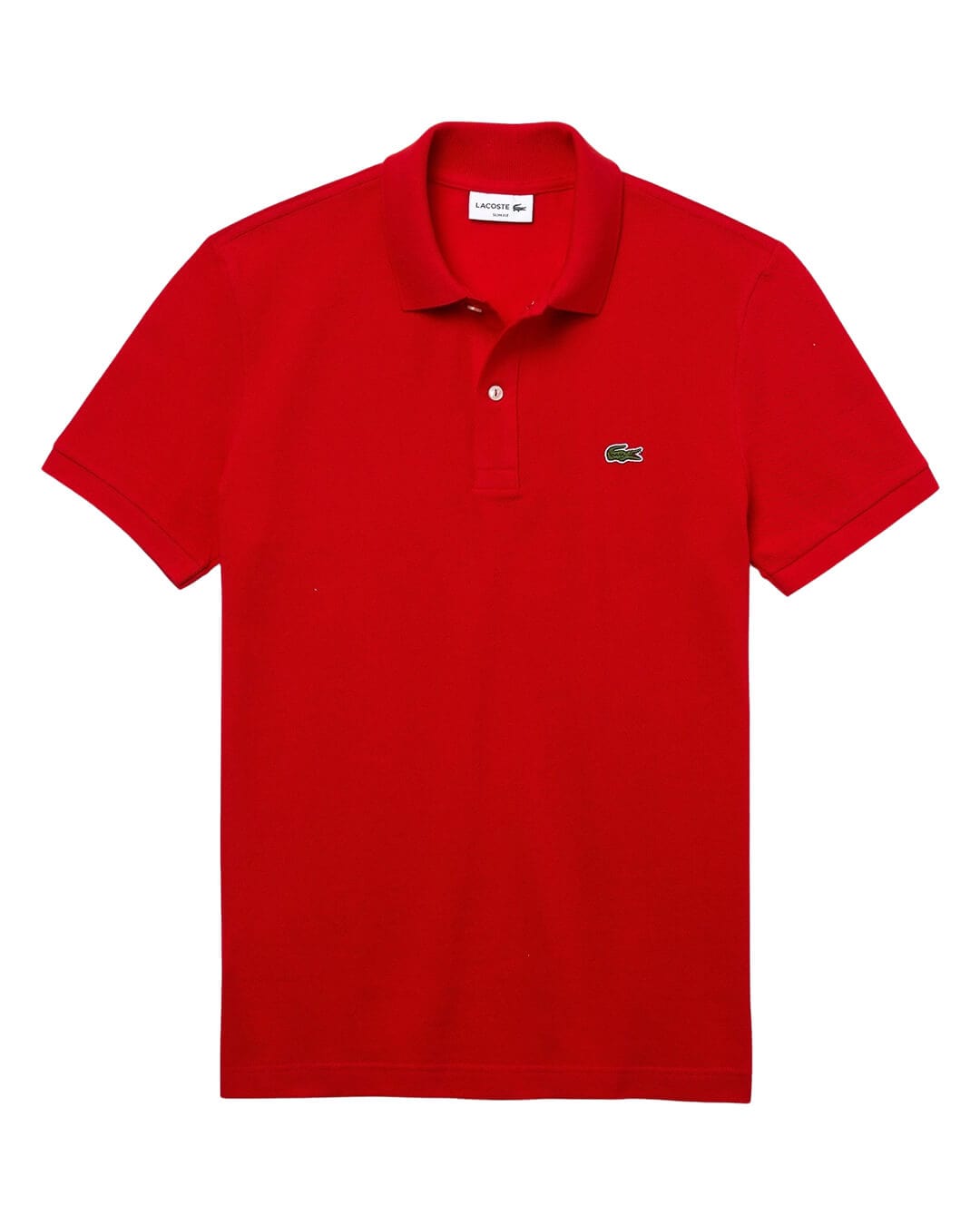 Lacoste Polo Shirts Lacoste Slim Fit Red Polo Shirt
