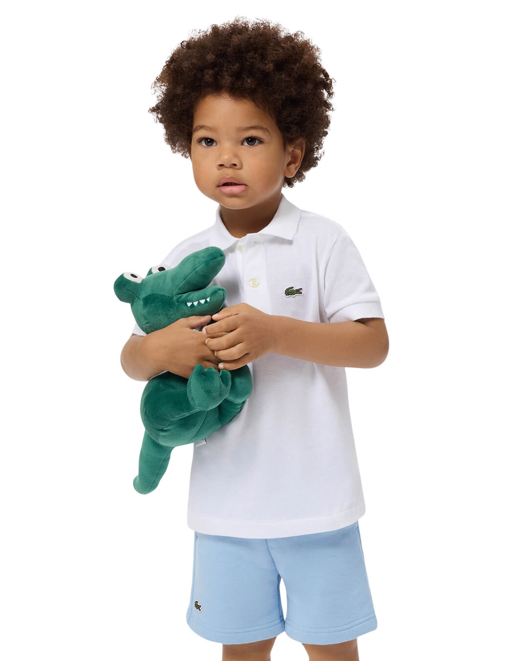 Lacoste Polo Shirts Lacoste White  Boy'S Mini-Pique  Polo Shirt