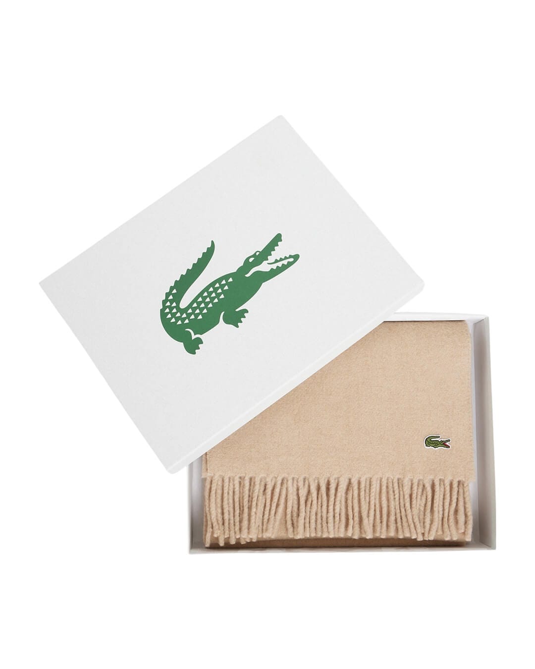Lacoste Scarves ONE Lacoste Khaki Men'S Scarves Ge2 Heather