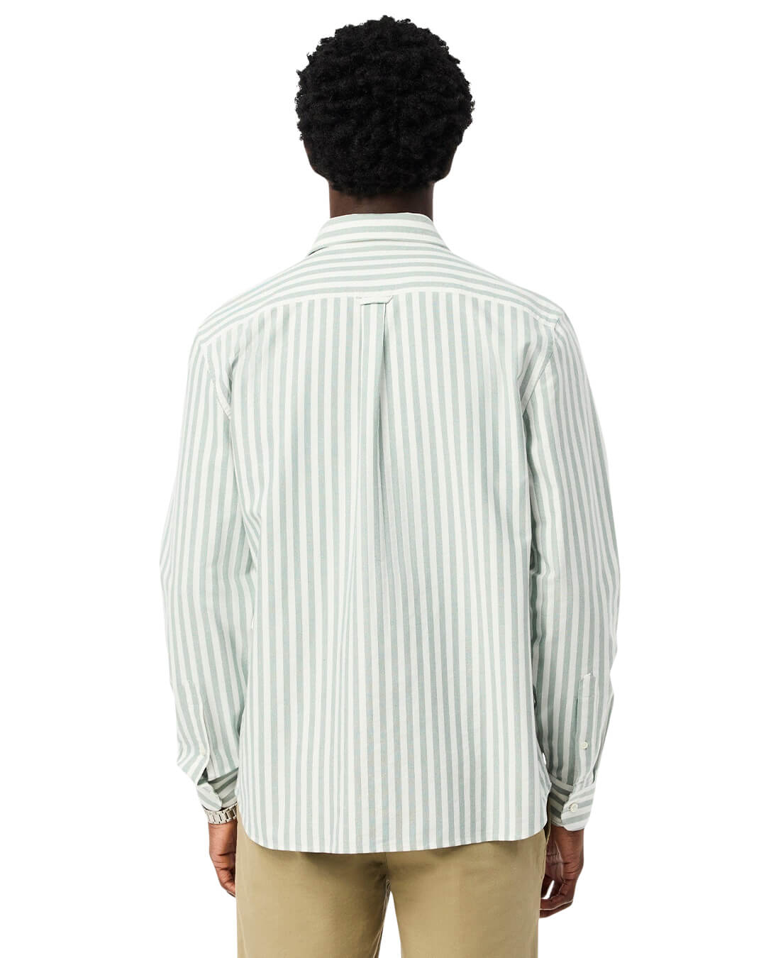 Lacoste Shirts Lacoste Green Men'S Woven Shirts 291 White