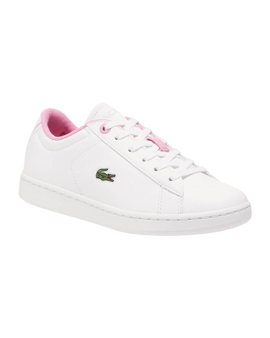 Lacoste Shoes Girls Lacoste Carnaby Evo Pink Sneakers