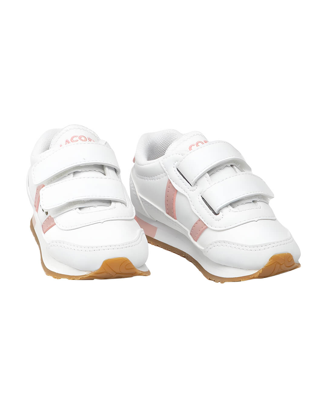 Lacoste Shoes Girls Lacoste Velcro Strap White Sneakers