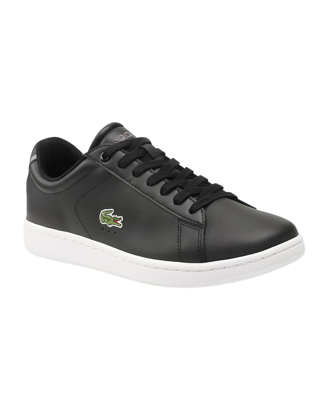 Lacoste Shoes Lacoste Carnaby Black Leather Sneakers