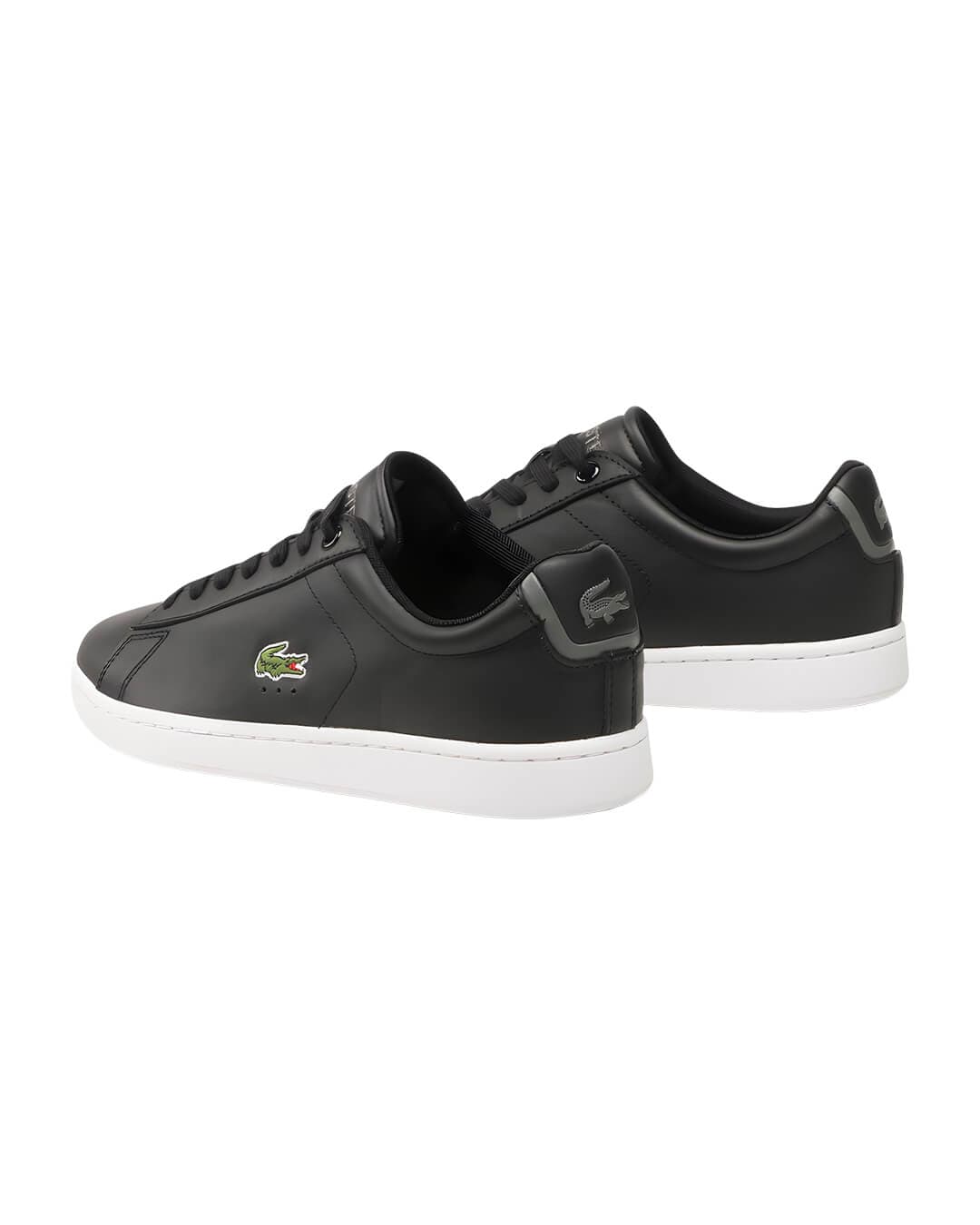Lacoste Shoes Lacoste Carnaby Black Leather Sneakers