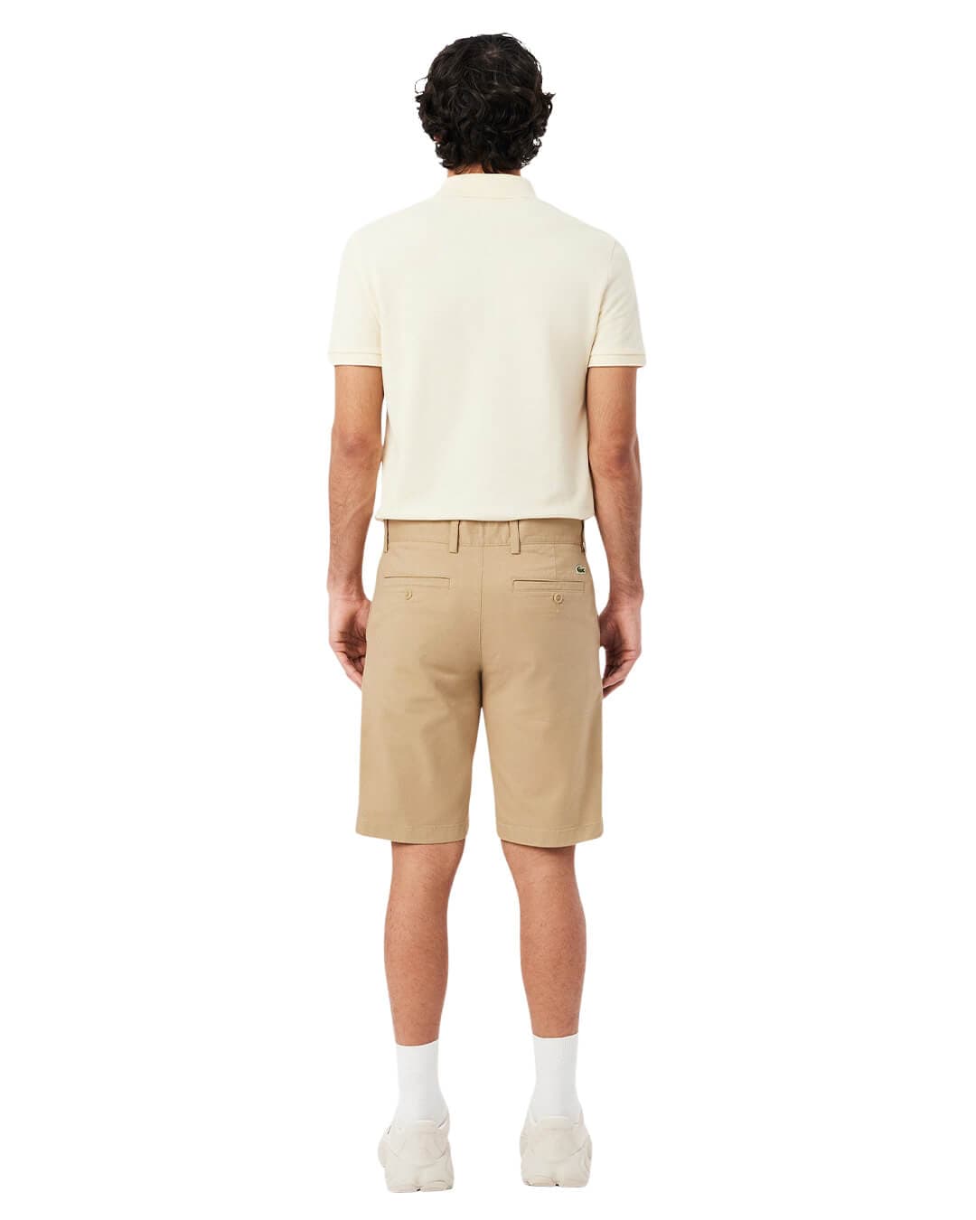 Lacoste Shorts Lacoste Beige Men'S Slim Fit Stretch Cotton Shorts