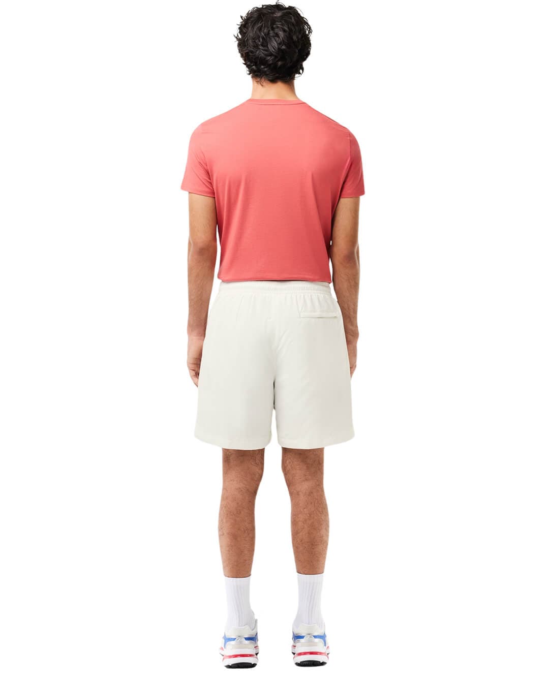 Lacoste Shorts Lacoste Cream Sportsuit Relaxed Fit Elasticated Waist Shorts