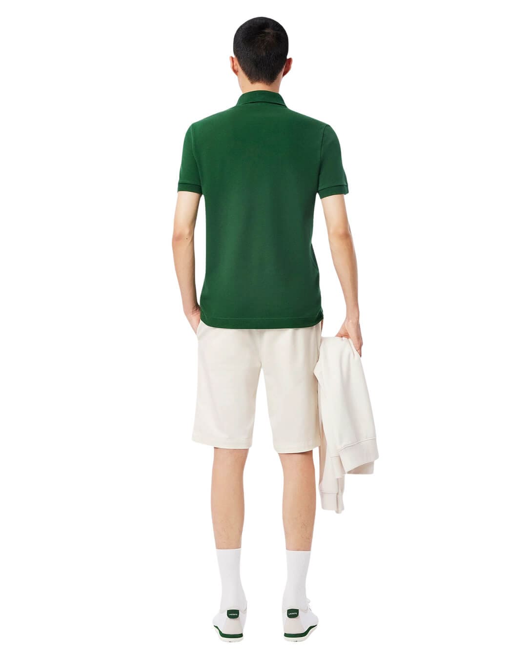 (取寄) ラコステ メンズ レギュラー フィット スプレイ ペイント ショーツ Lacoste men Regular Fit Spray Paint Shorts Limestone/Falcon 取寄) ラコステ メンズ レギュラー フィット スプレイ ペイント