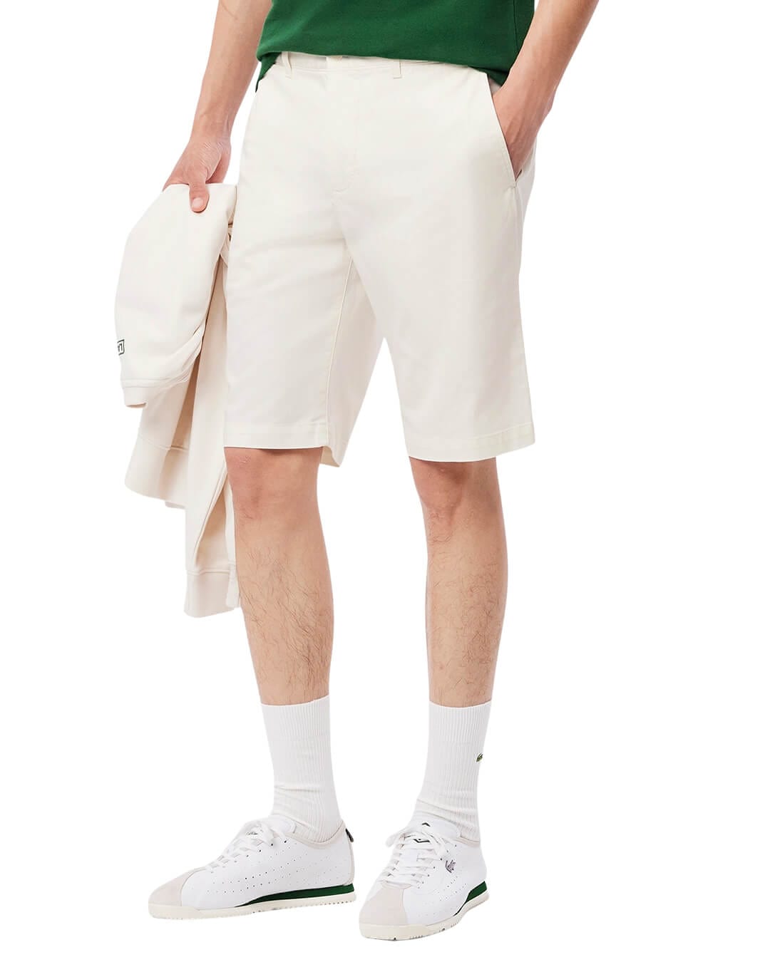 Lacoste Shorts MEN'S BERMUDA SHORTS FLOUR Cream
