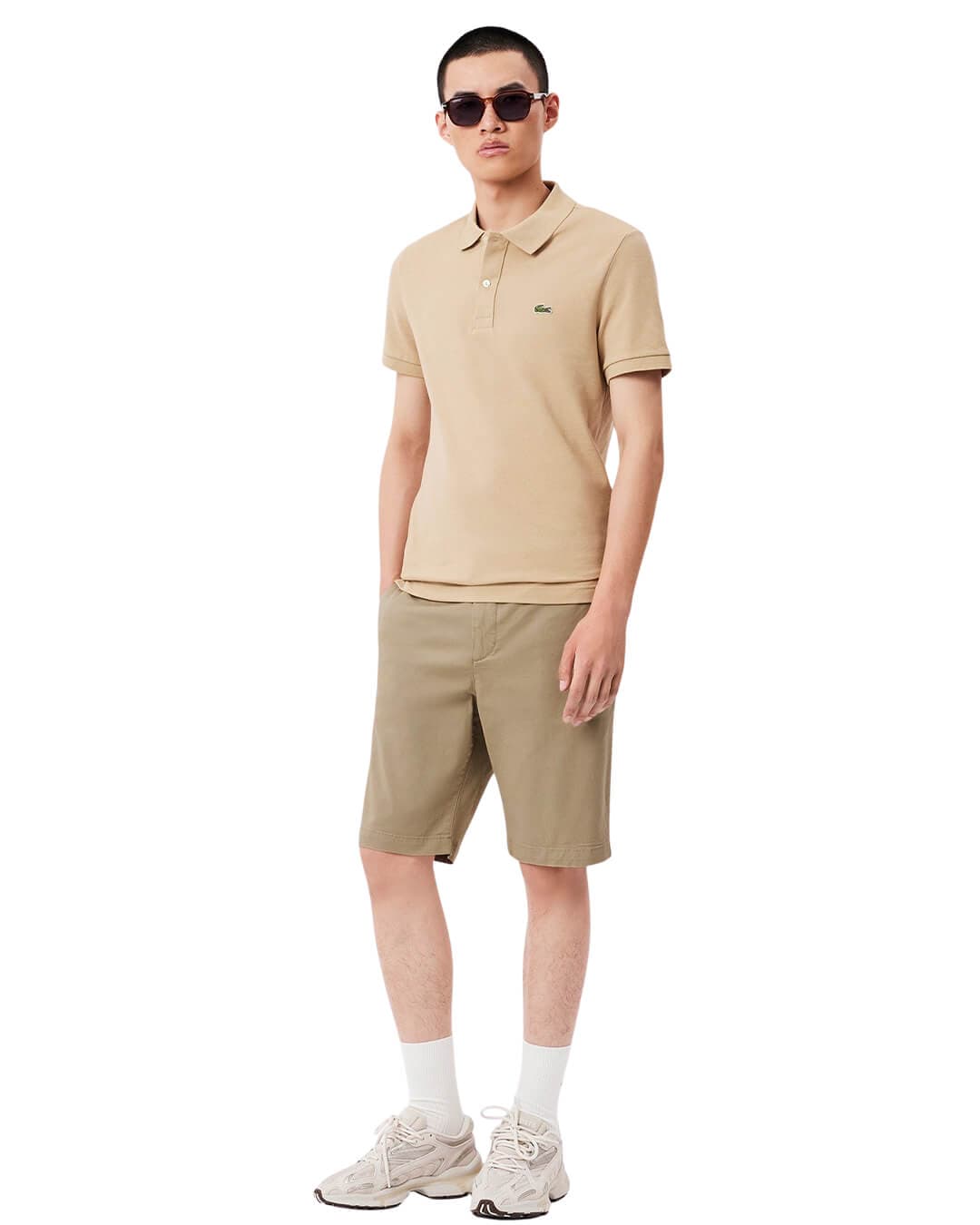 Lacoste Shorts MEN&#39;S BERMUDA SHORTS LION Tan