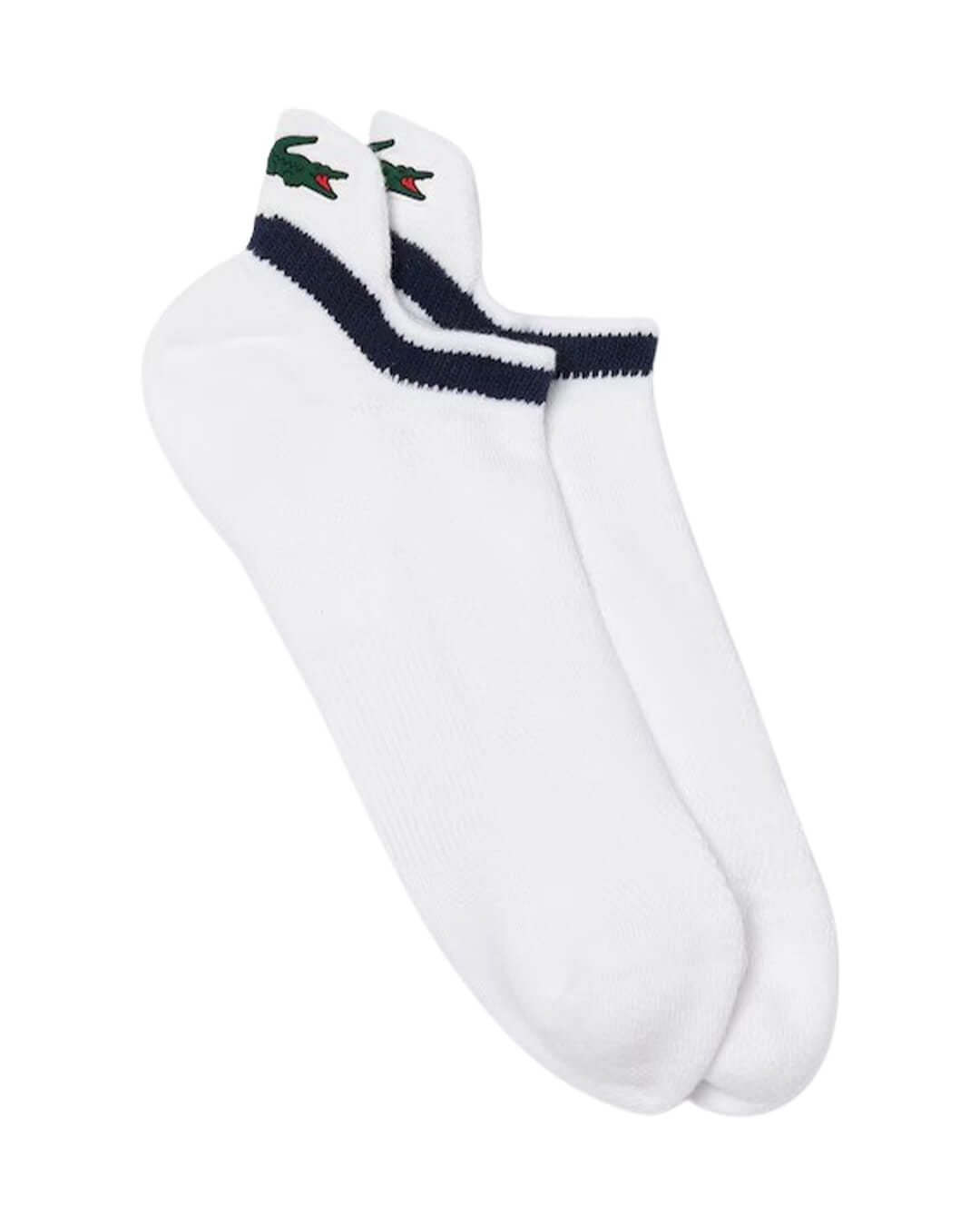 Lacoste Socks Lacoste White Men'S Short Sport  Socks