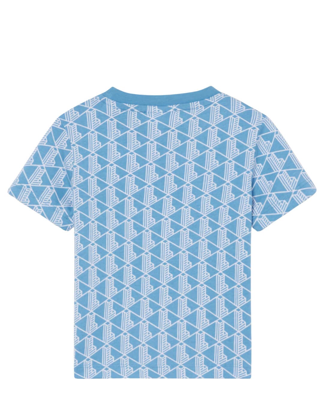 Lacoste T-Shirts Lacoste Blue Boy'S Jacquard Monogram Cotton T-Shirt