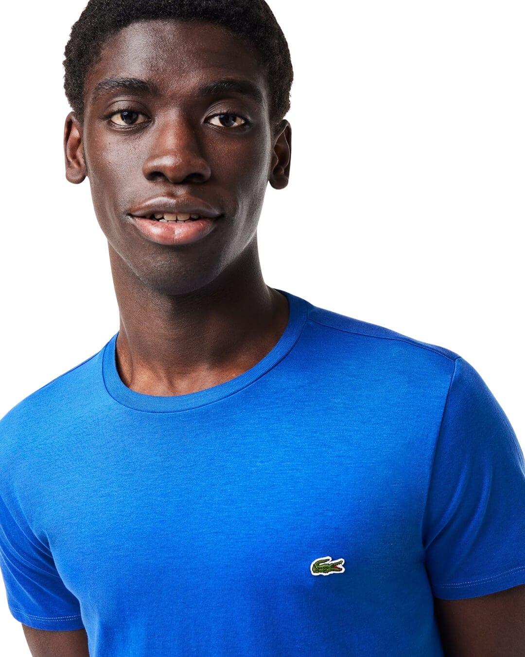 Lacoste T-Shirts Lacoste Blue Crew Neck Pima Cotton Jersey T-shirt