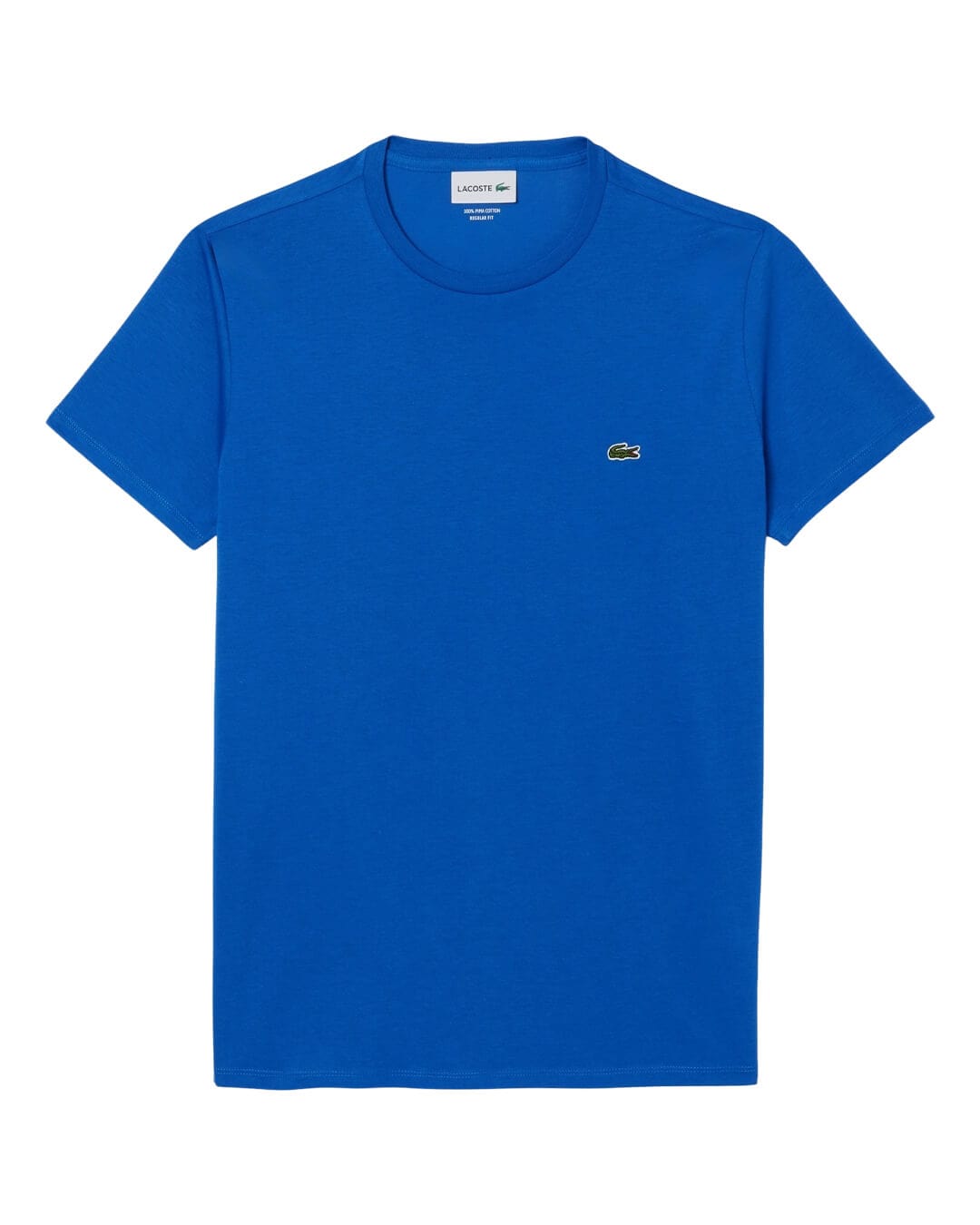 Lacoste T-Shirts Lacoste Blue Crew Neck Pima Cotton Jersey T-shirt