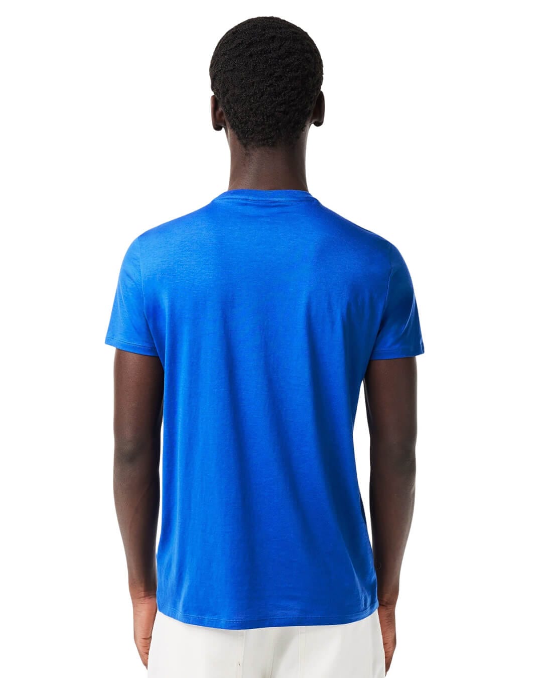 Lacoste T-Shirts Lacoste Blue Crew Neck Pima Cotton Jersey T-shirt