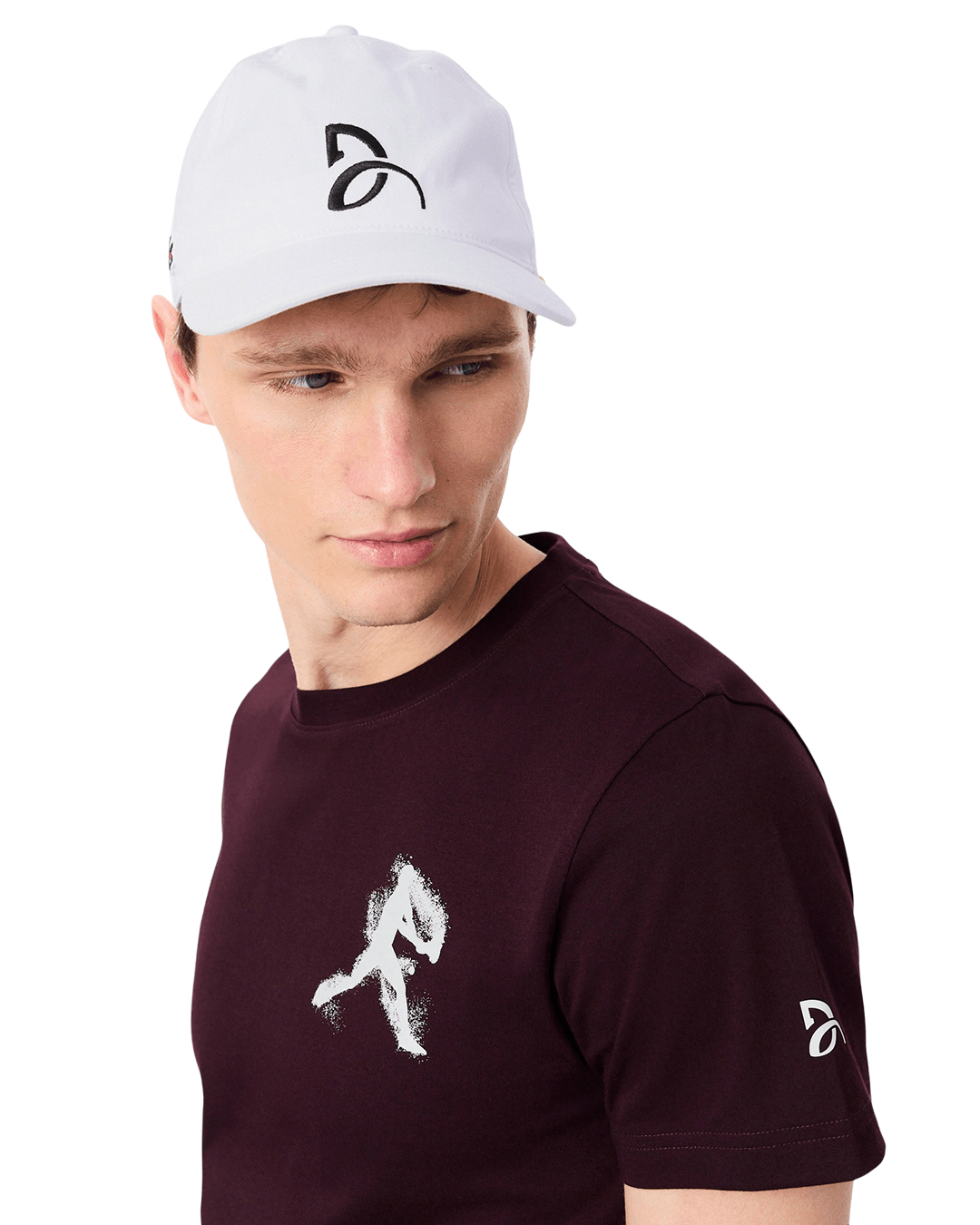 Lacoste T-Shirts Lacoste Burgundy Crew Neck T-Shirt