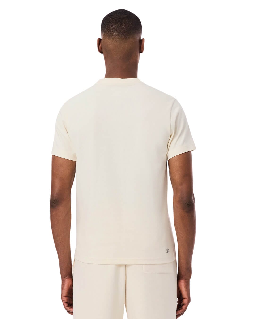 Lacoste T-Shirts Lacoste Cream Men'S Novak Djokovic Ultra-Dry  T-Shirt
