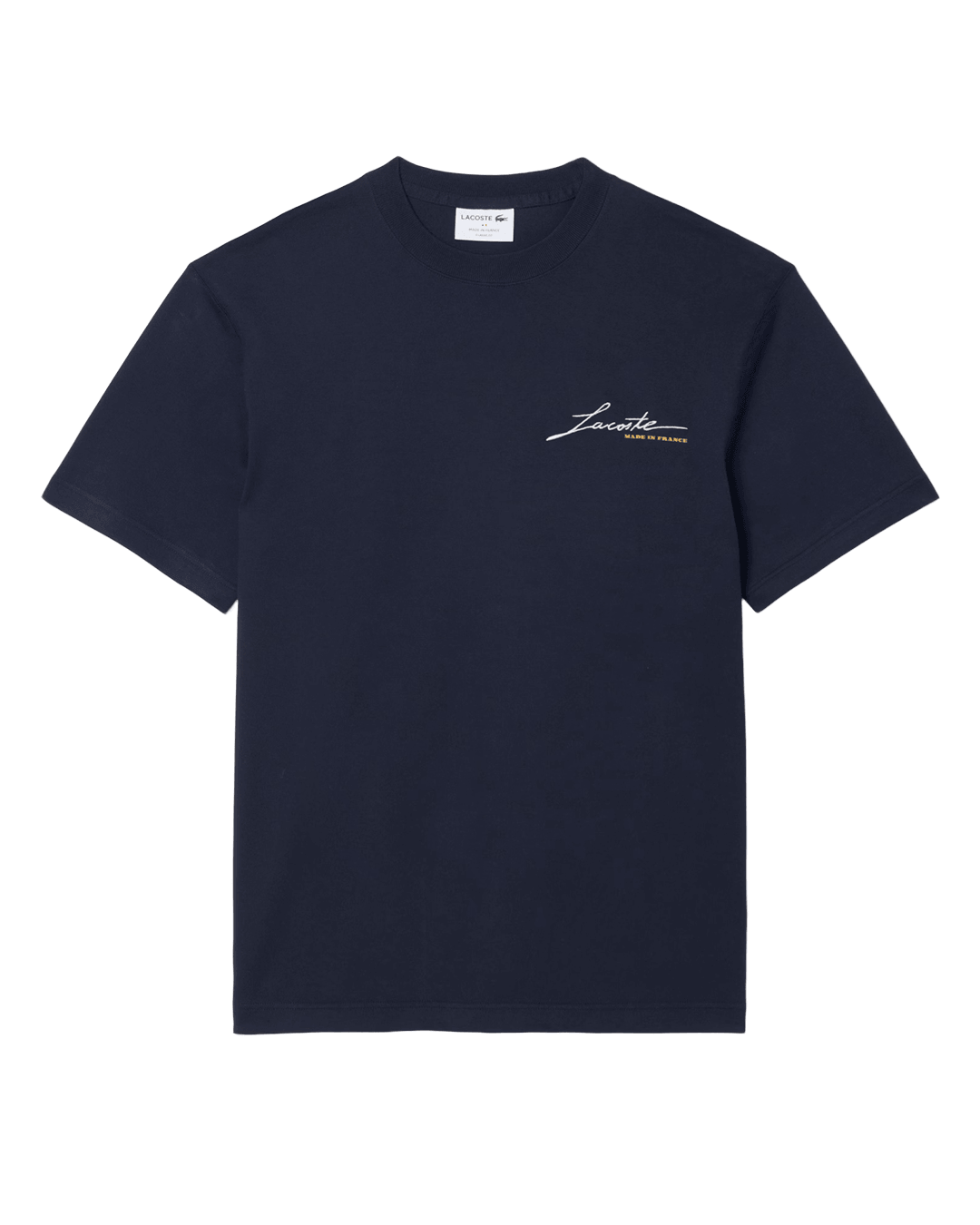 Lacoste T-Shirts Lacoste Dark Navy Crew Neck T-Shirt