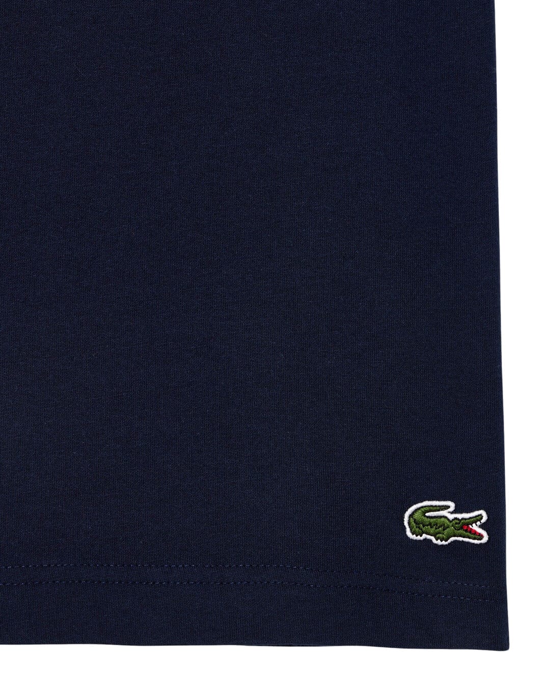 Lacoste T-Shirts Lacoste Navy Cotton Jersey Signature Print T-shirt