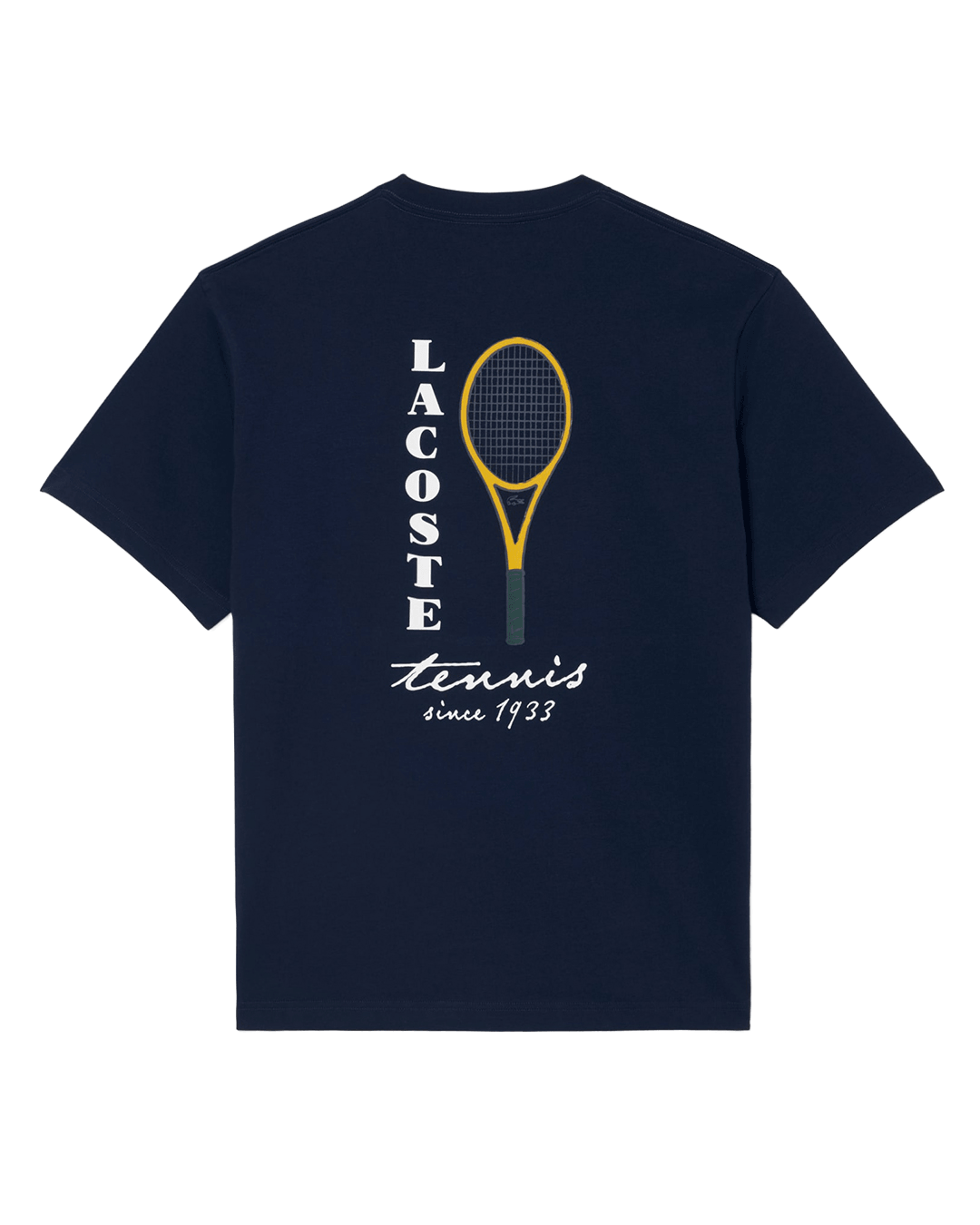 Lacoste T-Shirts Lacoste Navy Crew Neck T-Shirt