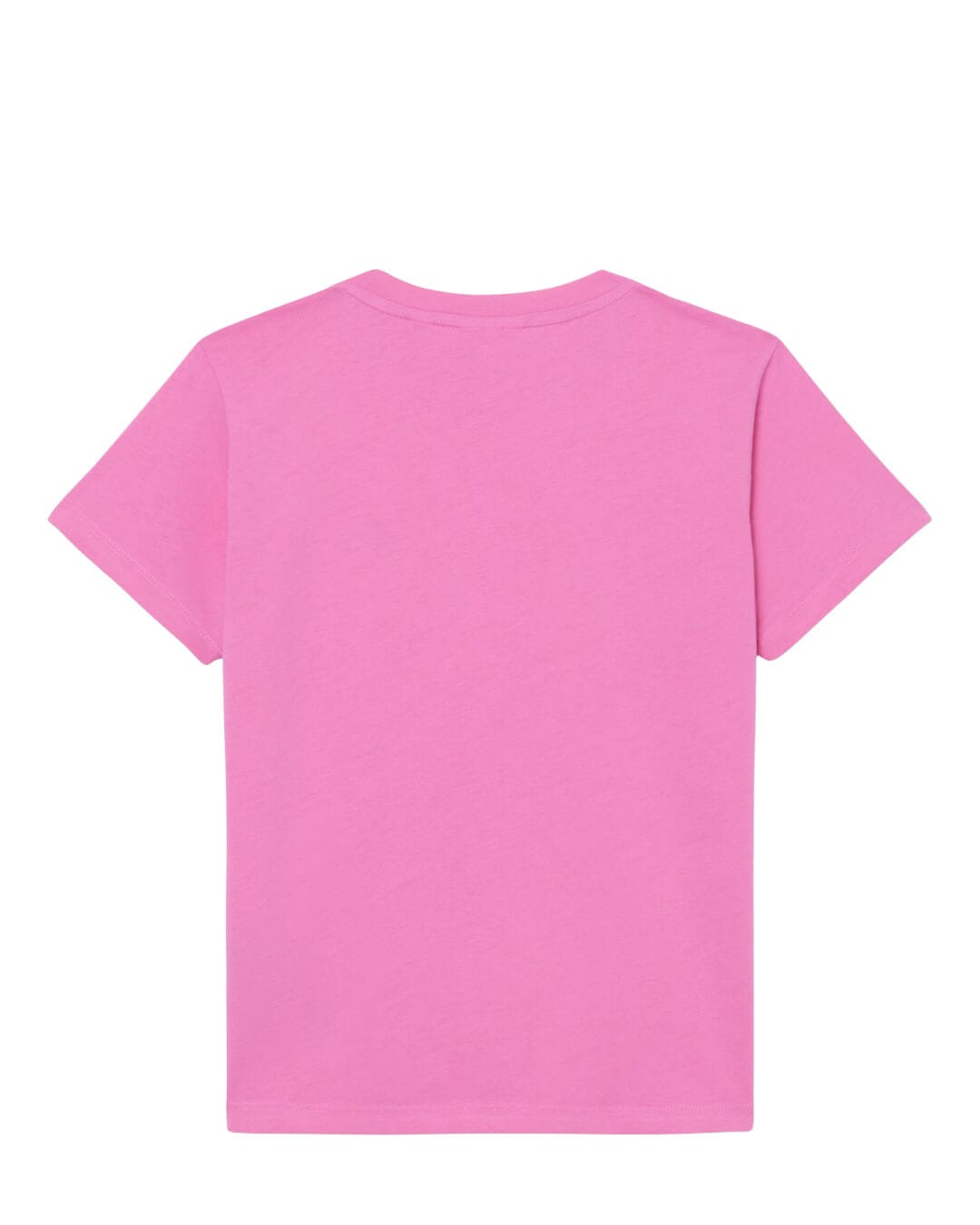 Lacoste T-Shirts Lacoste Pink Girl'S Cotton Crew Neck T-Shirt