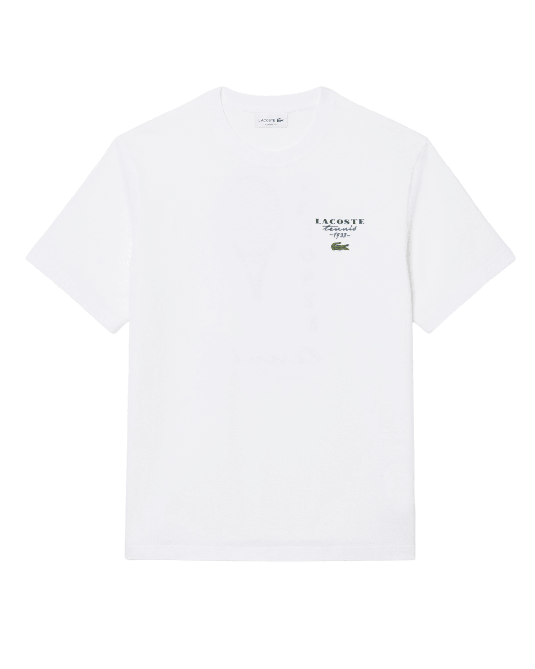 Lacoste T-Shirts Lacoste White Crew Neck T-Shirt