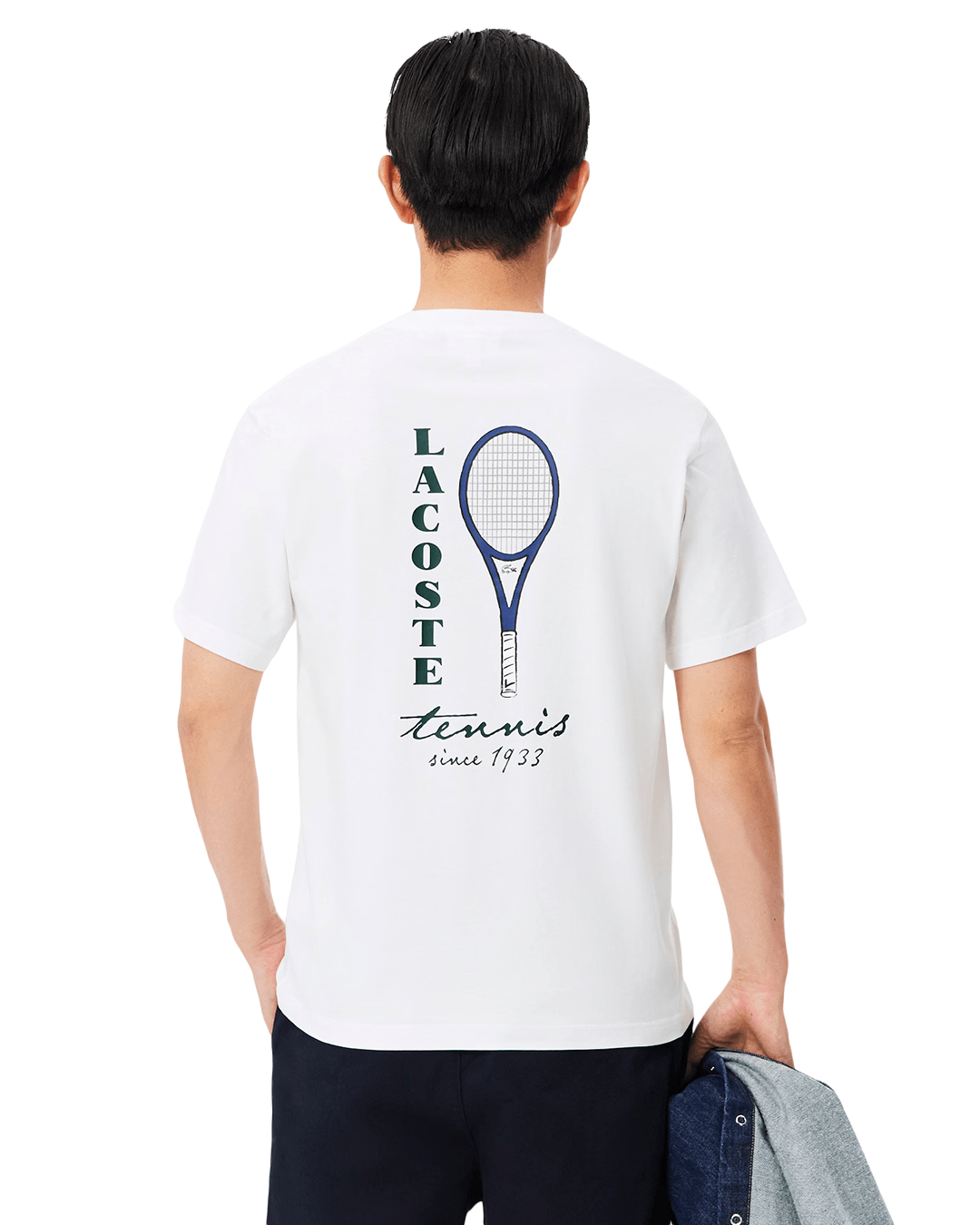 Lacoste T-Shirts Lacoste White Crew Neck T-Shirt