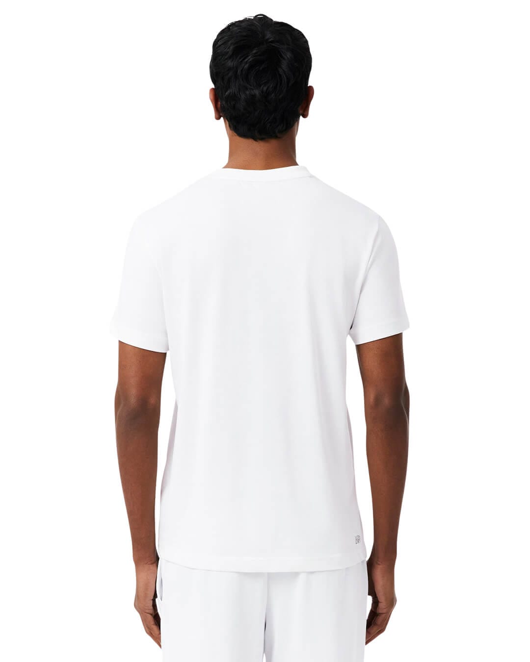 Lacoste T-Shirts Lacoste White Men'S Regular Fit Ultra-Dry  T-Shirt