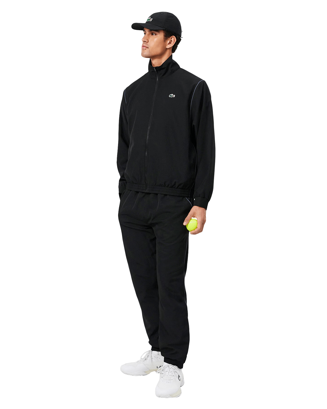 Lacoste Trousers Lacoste Black and Purple Tracksuit